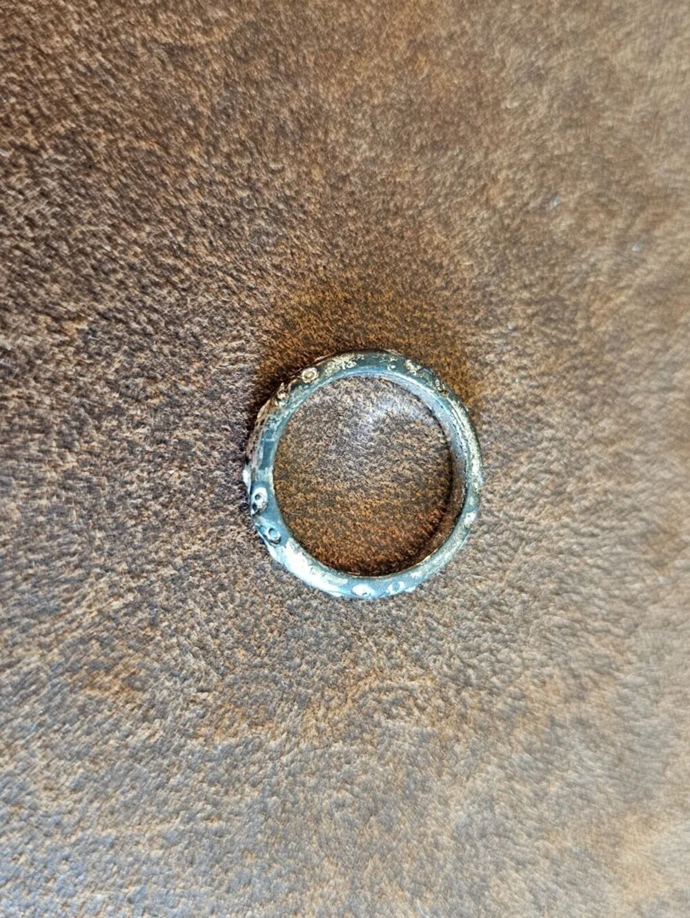 Vintage Art Deco Style Sz 8 Silver Tone Filigree Ring